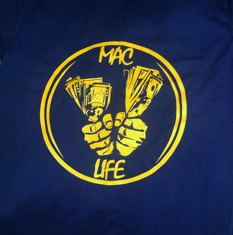 Blue and Yellow Maclife T-Shirt